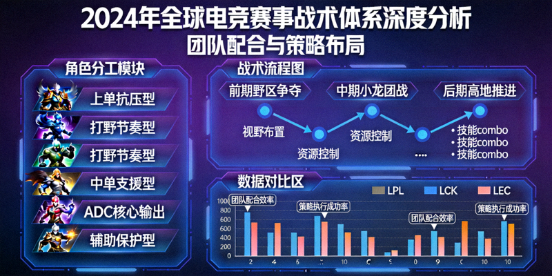 2024年全球电竞赛事战术体系深度分析图示 - 团队配合与策略布局