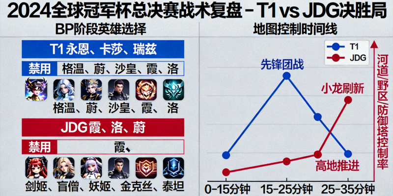 2024全球冠军杯总决赛战术复盘 - T1 vs JDG决胜局BP与地图控制分析