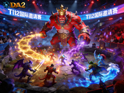 DOTA2国际邀请赛比赛现场 - 肉山团战精彩画面